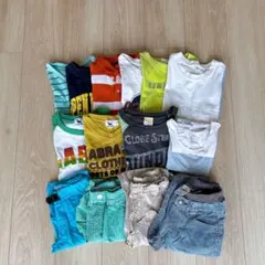 男の子まとめ売り 15点110.120.130cm 子供服 夏秋服アウター短パン