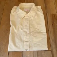 COMME des GARÇONS クリーム色 長袖シャツ