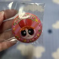 パワーパフガールズ ブロッサム 刺繍缶バッジ