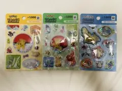 韓国限定 ポケモンシール 3点セット