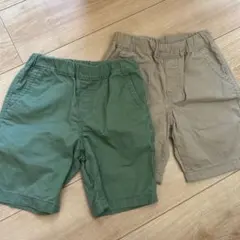 2枚セットUNIQLO ハーフパンツ　110