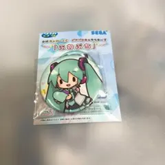セガ ラッキーくじ 　ふわぷち　 E賞 ふわぷち缶バッジ　初音ミク