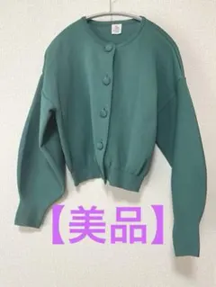 dot and stripes child woman グリーン　カーディガンのサムネイル