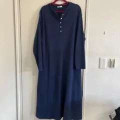 ワッフル ロングワンピース