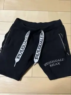1PIU1UGUALE3 リラックス ラインストーン ショートパンツ