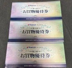 ヤマダ電機 お買物優待券 株主優待 15000円分