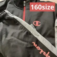Champion フルジップジャケット 黒/グレー