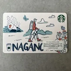 ［未削り］スターバックスカード　日本　希少　限定　長野