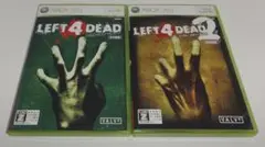 XBOX360 LEFT 4 DEAD レフトフォーデッド 1＆2セット