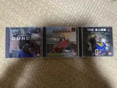 PS1専用ソフト、機動戦士ガンダム、３枚セット