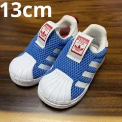 1度着用 adidas メッシュスリッポンシューズ 13cm