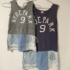 親子コーデ  デニム&ダンガリー チュニック