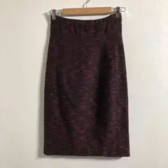 90s〜00s古着 ツイードタイトスカート 美品 秋冬