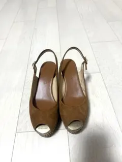 ジミーチュウ⭐︎ JIMMY CHOO ブラウン スエードオープントゥ サンダルのサムネイル