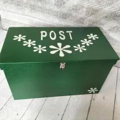 66《宅配BOX》収納 コンテナ ポスト 置き配 りんご箱 木箱 インテリア