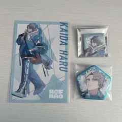 (最終値下げ)にじさんじ　ROF-MAO 甲斐田晴　ポストカード　缶バッジ