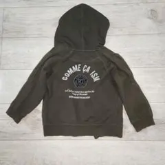 COMME CA ISM オリーブ色 パーカー 110 美品　きれい
