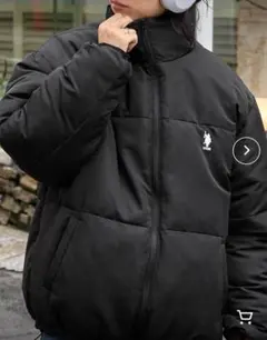 新品 U.S. POLO ASSN.オーバーサイズ スタンド 中綿ジャケット