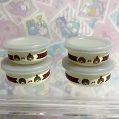 富士ホーロー　モンチッチミニコレクション　ガチャガチャ　丸形容器　モンチッチ