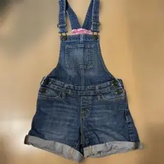 GapKids デニムオーバーオールショートパンツ 130サイズ