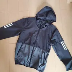 adidas フード付きジャケット S ブラック