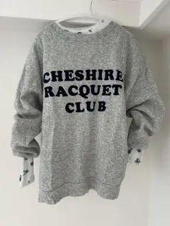 vintage フロッキープリントスウェット
