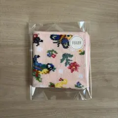 新品未使用】フェイラー ハンカチ ハイジドット×ペールアプリコット