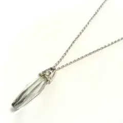 SWAROVSKI クリアクリスタル ロングドロップ ネックレス