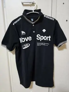 DESCENTE Move Sport ポロシャツ ブラック
