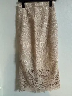 Rirandture リランドチュール　花柄総レース　ロングタイトスカート