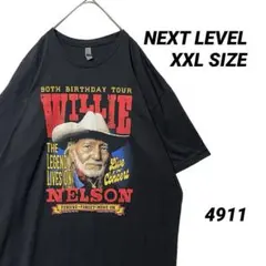ウィリーネルソン 2023ツアーTシャツ XXL 両面大判プリント バンT 黒