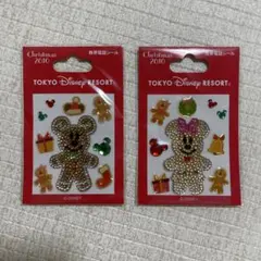 東京ディズニーリゾート クリスマスシール 2枚セット
