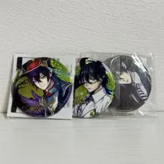 ツイステ　マレウス　ビッグ　缶バッジ　ナムコ　スケアリー　ホロ缶　3点セット