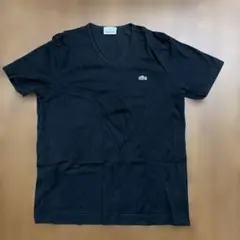 LACOSTE Vネック Tシャツ ブラックのサムネイル