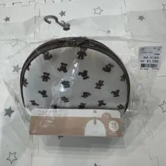 futafuta マルチポーチ クマ柄