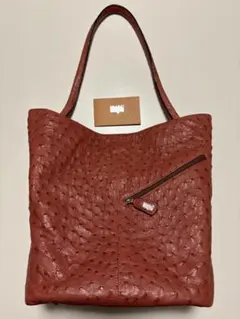 レザーショルダーバッグ オレンジ