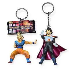 ドラゴンボールZハイグレードカラーリング キーホルダー 孫悟空 ベジータ王 2