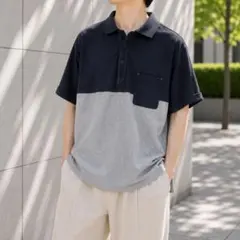 ポリグリン×ザティーケーショップ【XL】半袖ポロシャツ マルチカラー 抗菌防臭のサムネイル