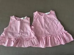 H&M トップス 2枚セット　姉妹