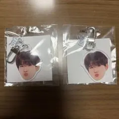 treasure ジュンギュ　顔キーホルダー　喜怒哀楽　哀