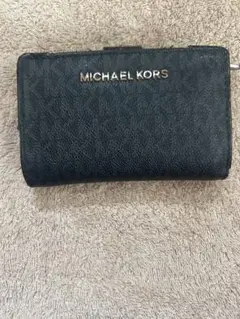 MICHAEL KORS 黒 二つ折り財布
