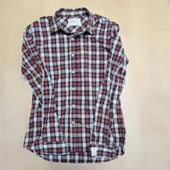 AZUL by moussy チェック柄長袖シャツ メンズ Mサイズのサムネイル