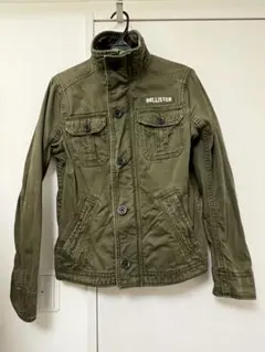 Hollister ミリタリージャケット オリーブグリーン