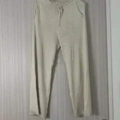 ユニクロ　ウォッシャブルニットリブパンツ　サイズM