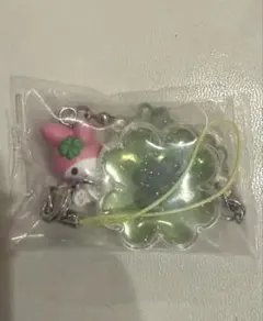 シークレットクローバーストラップ　マイメロ　サンリオ　むねきゅん平成女児アイテム