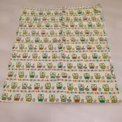 けろけろけろっぴの綿生地 約112センチ×180センチ