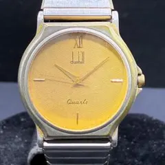 ダンヒル dunhill クォーツ 腕時計 ゴールド文字盤 ローマン メンズのサムネイル