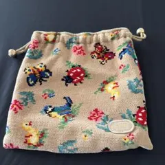 FEILER ハイジ　巾着ポーチ　ベージュ