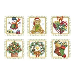 【クリスマスオーナメント 14ct】クロスステッチキット