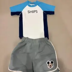 SHIPS 水着 ラッシュガード セット ミッキー